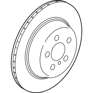 OEM BMW 840i BRAKE DISC, VENTILATED, LEFT - 34-20-6-896-673