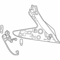 OEM 2018 Nissan Leaf Combination Lamp Assy-Rear, RH - 26550-5SA0A