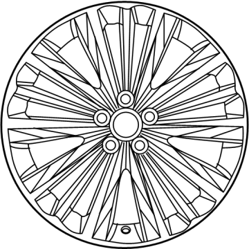 OEM 2022 Toyota Highlander Wheel, Alloy - 4261A-0E140