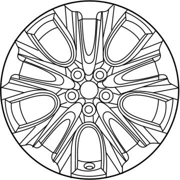OEM 2021 Toyota Highlander Wheel, Alloy - 4260D-0E030