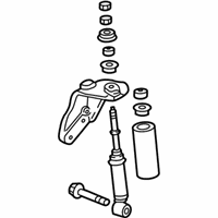 OEM Acura CL Damper Assembly, Rear Enging Rock - 50829-S3M-A02