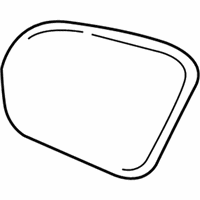 OEM Lincoln Continental Mirror Glass - GD9Z-17K707-E