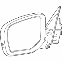 OEM 2022 Ram 2500 Outside Rearview Mirror - 68386746AB