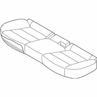OEM 2019 Kia Forte Cushion Assembly-Rr Seat - 89100M6300B4S