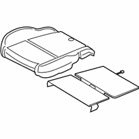 OEM 2018 Ford Transit-150 Seat Cushion Pad - HK4Z-9963222-G