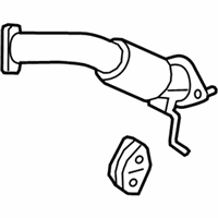 OEM Hyundai Sonata Front Muffler Assembly - 28610-4R000