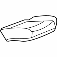 OEM 2009 GMC Acadia PAD ASM-R/SEAT CUSH - 23319394