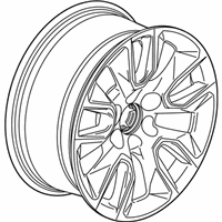 OEM 2021 Chevrolet Silverado 1500 Wheel, Alloy - 23376221