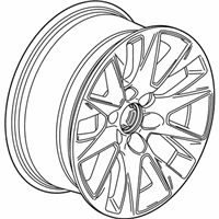 OEM 2019 Chevrolet Silverado 1500 Wheel, Alloy - 84570309