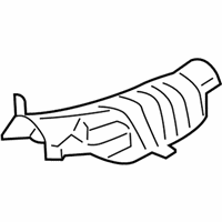 OEM 2012 Nissan Juke INSULATOR Heat Front Floor - 74751-1KA0A
