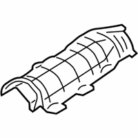 OEM 2011 Nissan Juke INSULATOR Heat Front - 74758-1KA0A