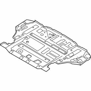 OEM Hyundai Santa Fe Panel Assembly-Rear Floor, RR - 65513-S2500