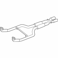 OEM BMW 640i Gran Coupe Exhaust Pipe - 18-30-7-848-140