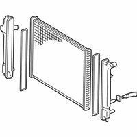 OEM 2019 Toyota Prius C Radiator - 16400-21331