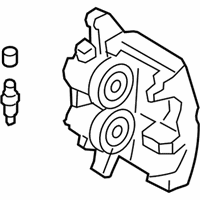 OEM 2018 Ford Mustang CALIPER ASY - BRAKE - LESS PAD - MR3Z-2B120-A