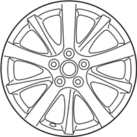 OEM 2014 Lexus IS250 Wheel, Disc Chrome P - 4261A-53101