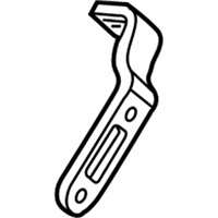 OEM 2009 Hummer H3 Bracket, Parking Brake Rear Cable - 10386840