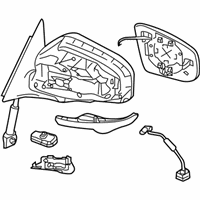 OEM 2011 Infiniti EX35 Mirror Assembly-Door, RH - 96301-1BA3E