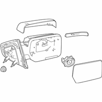 OEM 2013 Ford F-150 Mirror Outside - BL3Z-17682-HAPTM