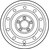 OEM 2017 Kia Rio Wheel Assembly-Temporary - 529101W950