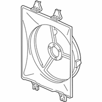 OEM Honda Shroud, Air Conditioner - 38615-RDJ-A00