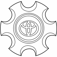 Genuine Toyota Tacoma Center Cap - 4260B-04080