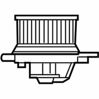 OEM 2002 Chrysler Sebring Motor-Blower With Wheel - 68000497AA