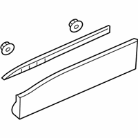 OEM 2017 GMC Acadia Lower Molding - 84251064