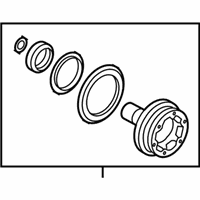 OEM 2012 BMW M3 Drive Flange, Output, Right - 33-13-2-229-972