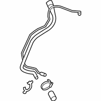 OEM 2013 BMW ActiveHybrid 7 Plastic Filler Pipe - 16-11-7-185-144