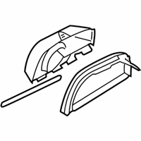 OEM 2004 Nissan Quest Holder Plate-Cup Holder, Front Seat - 87340-5Z000