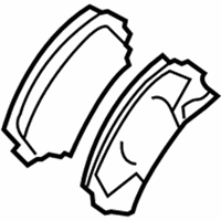 OEM Chevrolet Trailblazer EXT Front Pads - 88964423