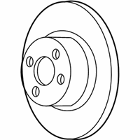 OEM 2002 Chrysler PT Cruiser Brake Rotor - 4509994AD