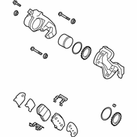 OEM Kia Amanti Front Brake Assembly, Right - 581303L100