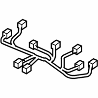 OEM 2005 Honda Civic Sub-Wire Harness, Air Conditioner - 80650-S6D-G40