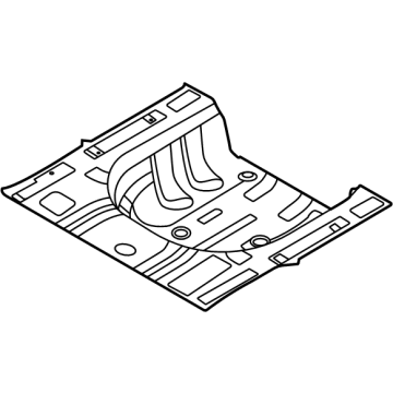 OEM 2022 Hyundai Sonata Panel Assembly-Rear Floor, RR - 65513-L5000