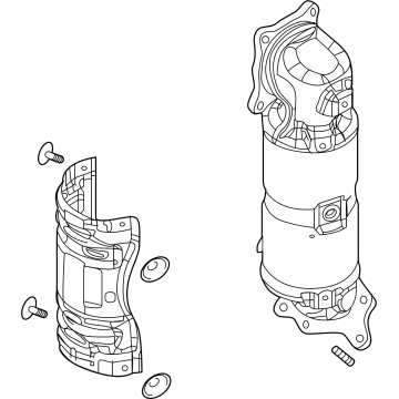 OEM Acura Converter Assembly, Cc - 18150-6S8-L00