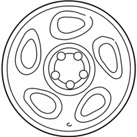 OEM 2000 Mercury Mountaineer Wheel, Alloy - 2L5Z-1007-BA