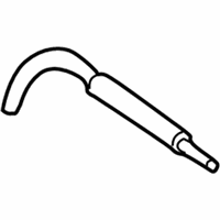 OEM 2000 Toyota Sienna Overflow Hose - 16472-0A040