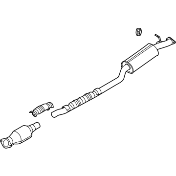 OEM Kia Seltos Center Muffler Complete - 28600Q5160