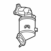 OEM 2021 Chevrolet Traverse Catalytic Converter - 85513035