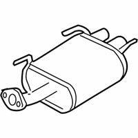 OEM 2006 Nissan Sentra Exhaust, Main Muffler Assembly - 20100-6Z900