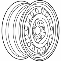 OEM 2001 Chevrolet Impala Spare Wheel - 9595647