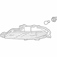 OEM 2017 Acura RLX Light Assembly, Right Front Turn - 33300-TY2-A01