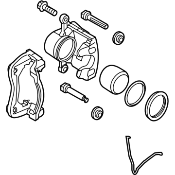 OEM 2020 Kia Niro EV Front Brake Caliper, Left - 58180K4A00