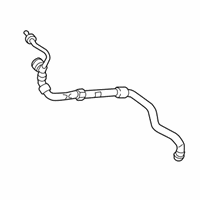 OEM BMW Return Coolant Hose - 17-12-8-740-117