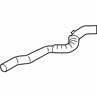 OEM 2013 BMW M6 Intermediate Pipe, Rear Left - 18-30-7-845-465