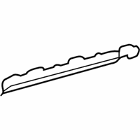 OEM Lexus GX470 Moulding, Rear Door Outside, Lower Rear RH - 75747-60010