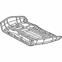 OEM 2014 Toyota Sienna Rear Floor Pan - 58311-08031