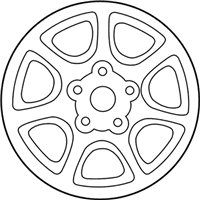 OEM 1999 Toyota Solara Rim, Wheel - 42611-06130